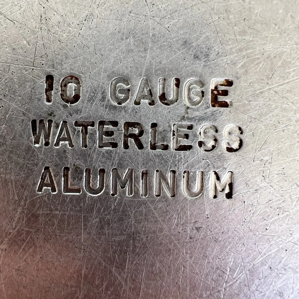 Vintage Mardigian Corp 10 Gauge Waterless Aluminum 6 Qt Dutch Oven Pot Lid USA